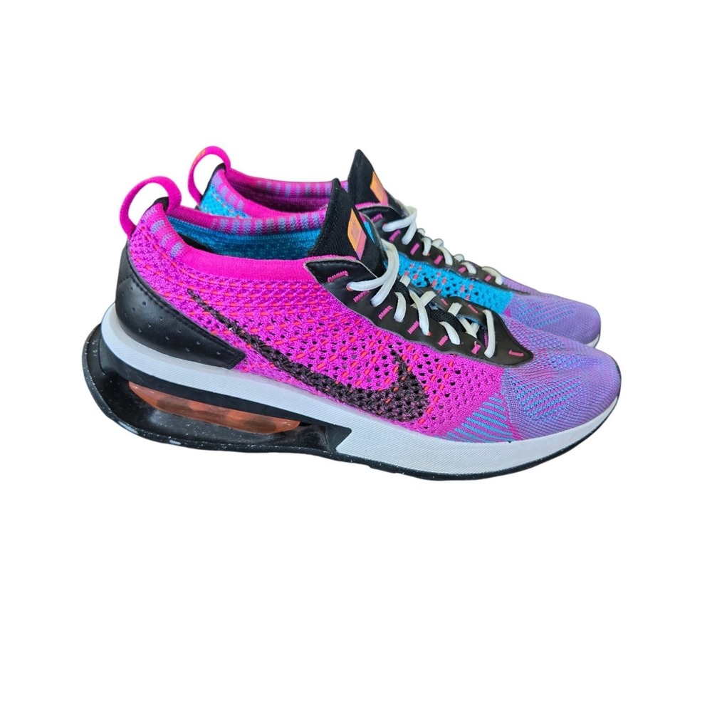 Nike Air Max Flyknit Racer Multi-Color Fuchsia Dream Baltic Blue FD0822-500 7.5W